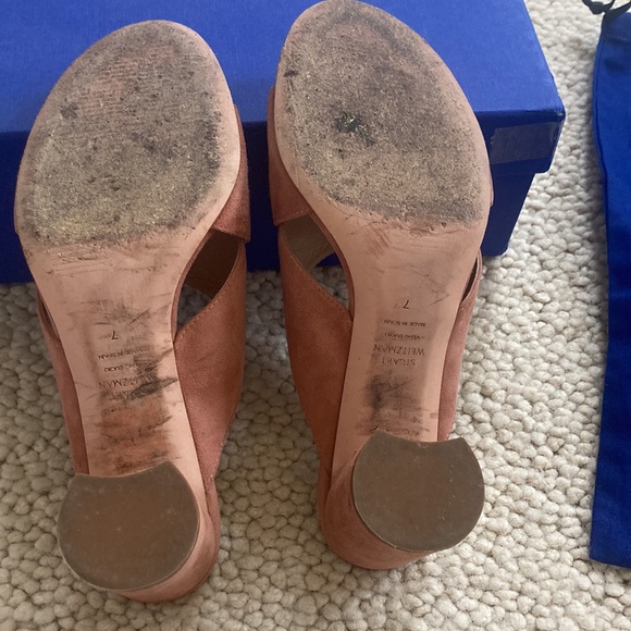 Stuart Weitzman Suede Heel - Picture 7 of 8